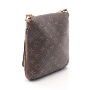 Louis Vuitton Brown Monogram Musette Salsa Short Bag Shoulder Leather Strap